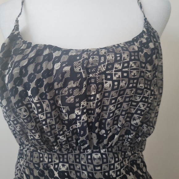 Banana Republic blues and gray polyester dress - Picture 2 of 6